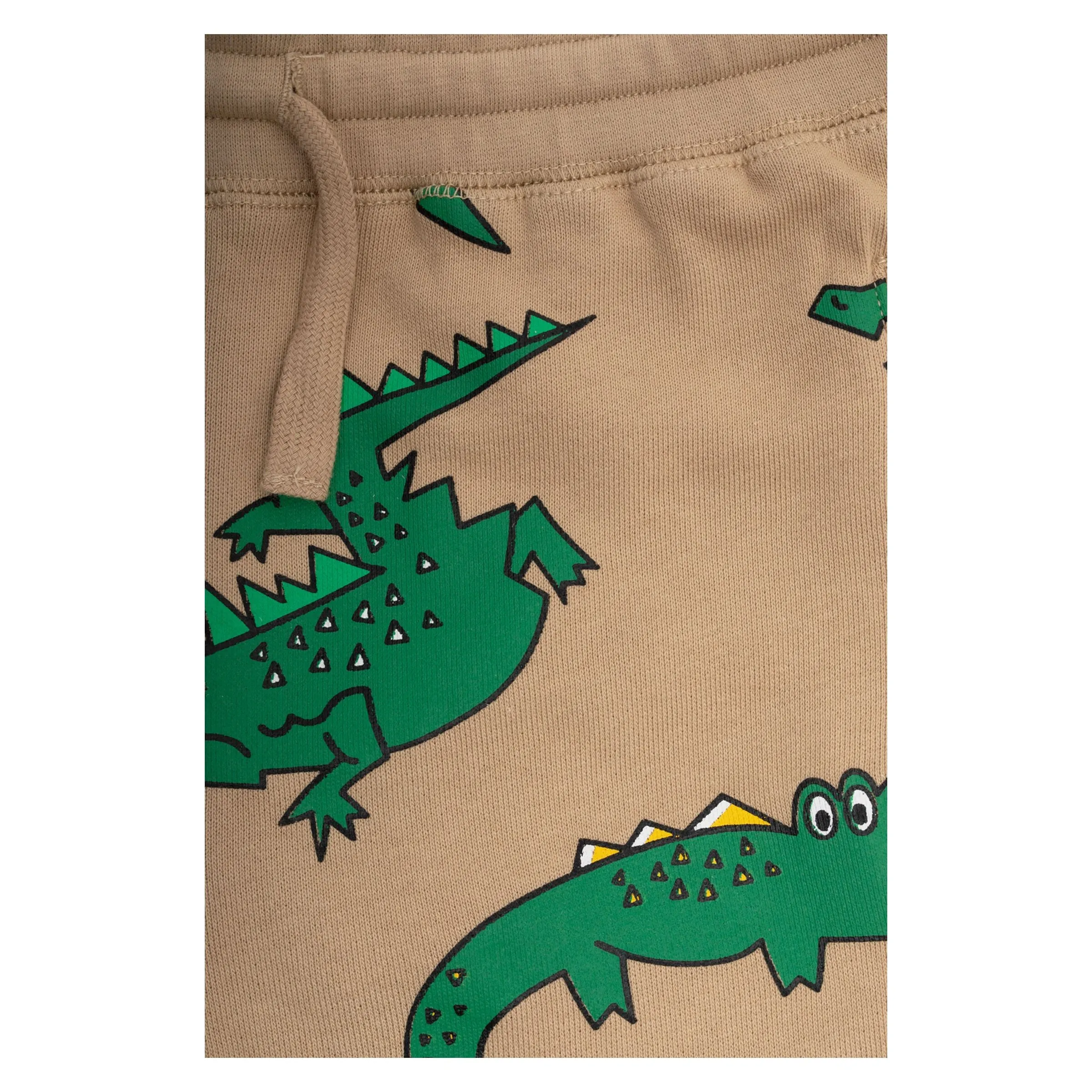Brown Crocodile Shorts