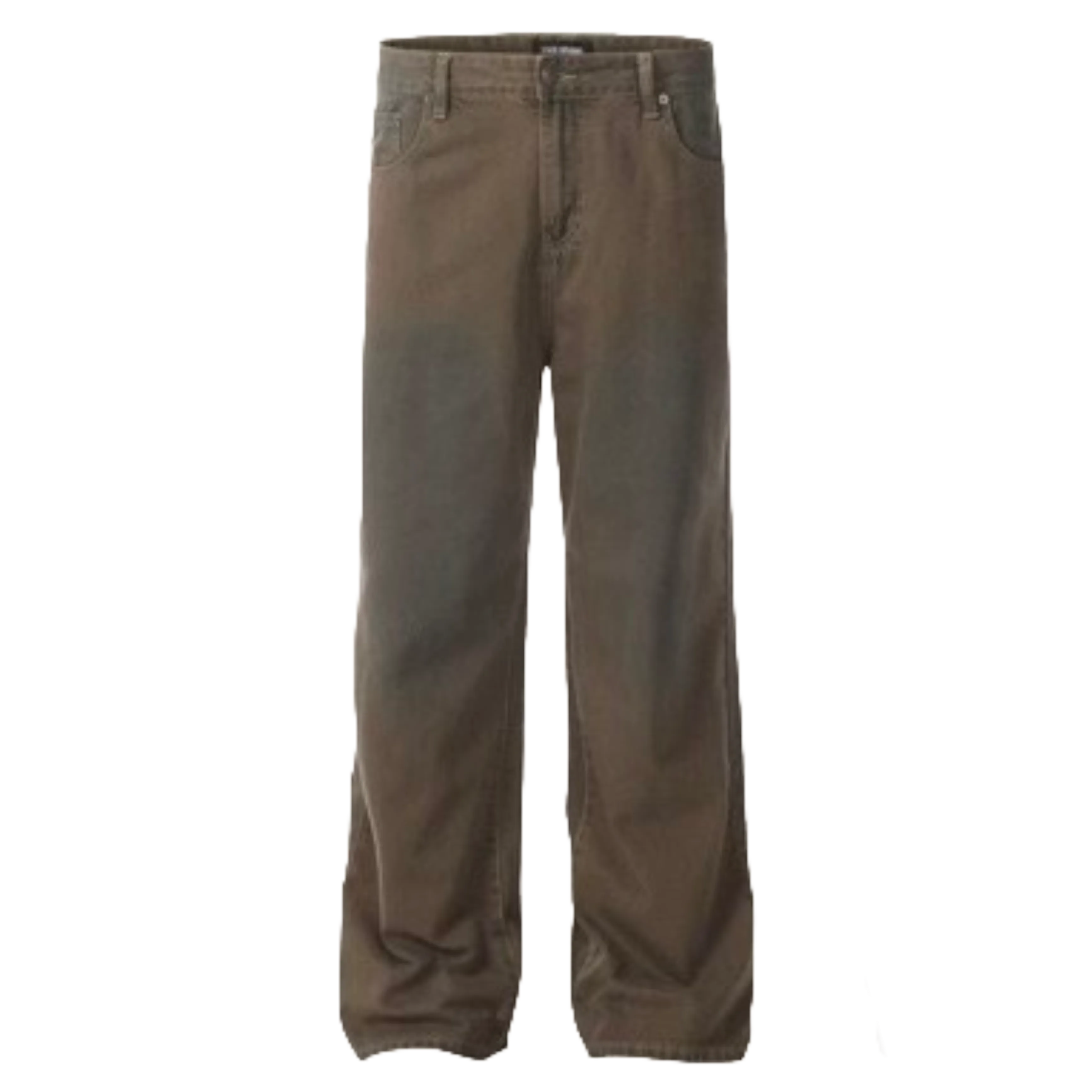 Brown Vintage Workwear Pants