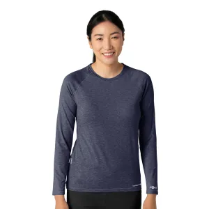 Carhartt Force Sub-Scrubs Women's Performance Long Sleeve Tee - Navy Heather