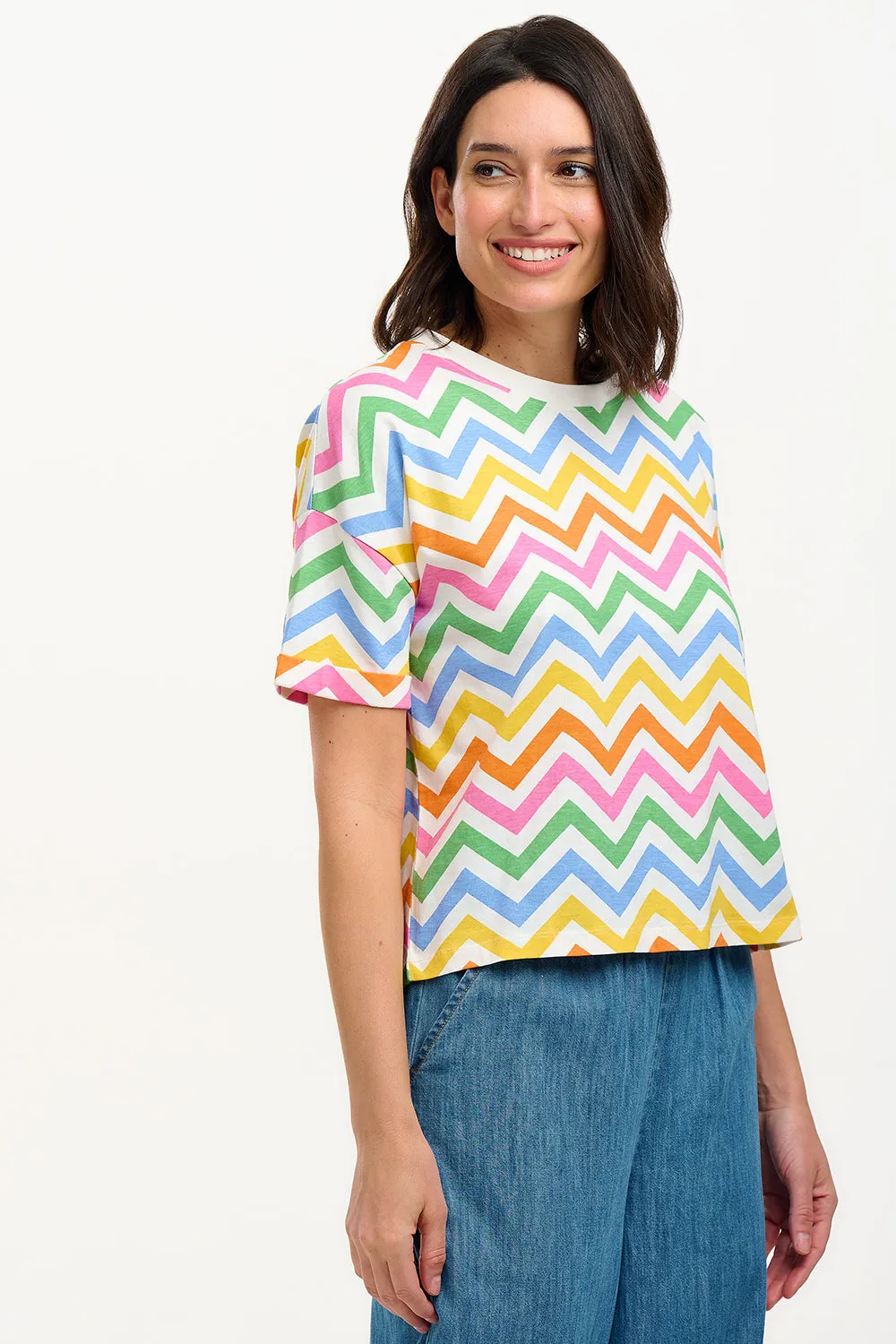 Celia Heavy-Weight T-Shirt - Multi. Cupcake Case