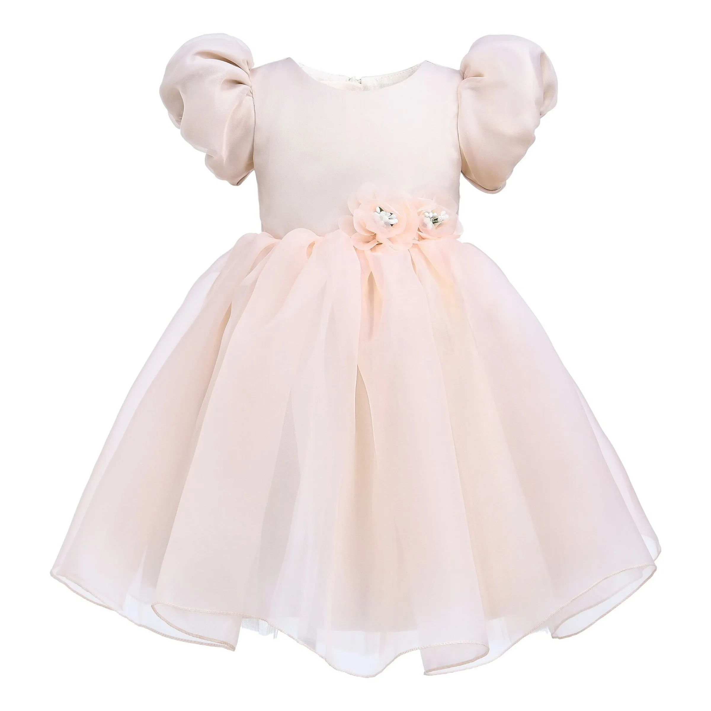 Champagne D'Amico Floral Teacup Dress