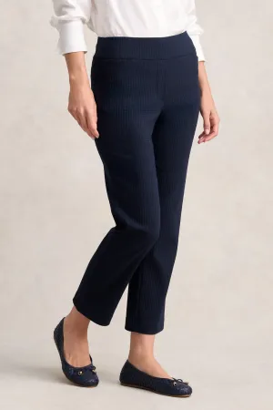 Check Textured Pant - Navy Check