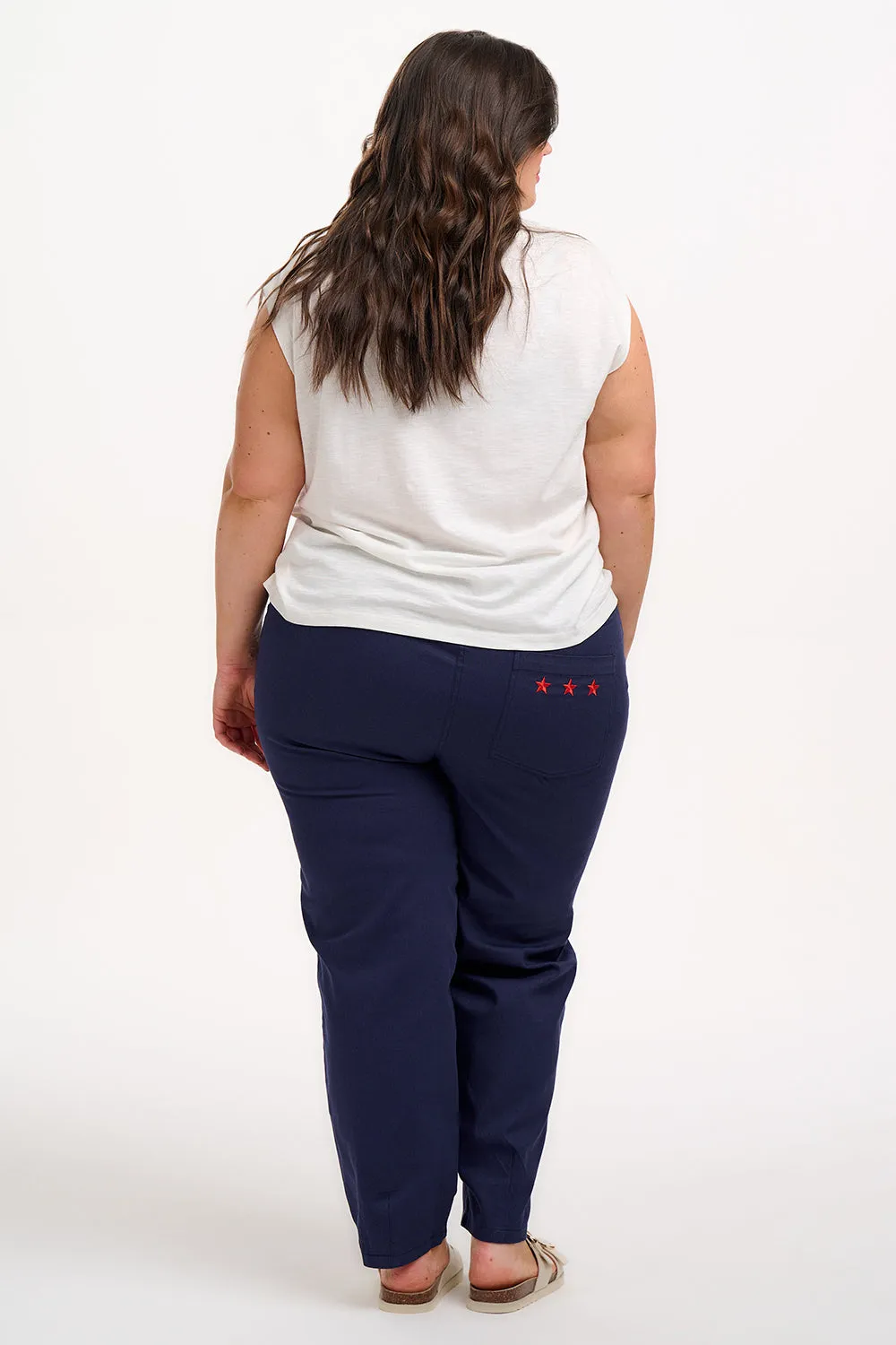 Chrissy Relaxed Tank T-Shirt - Off-White. Sunshine In My Pocket