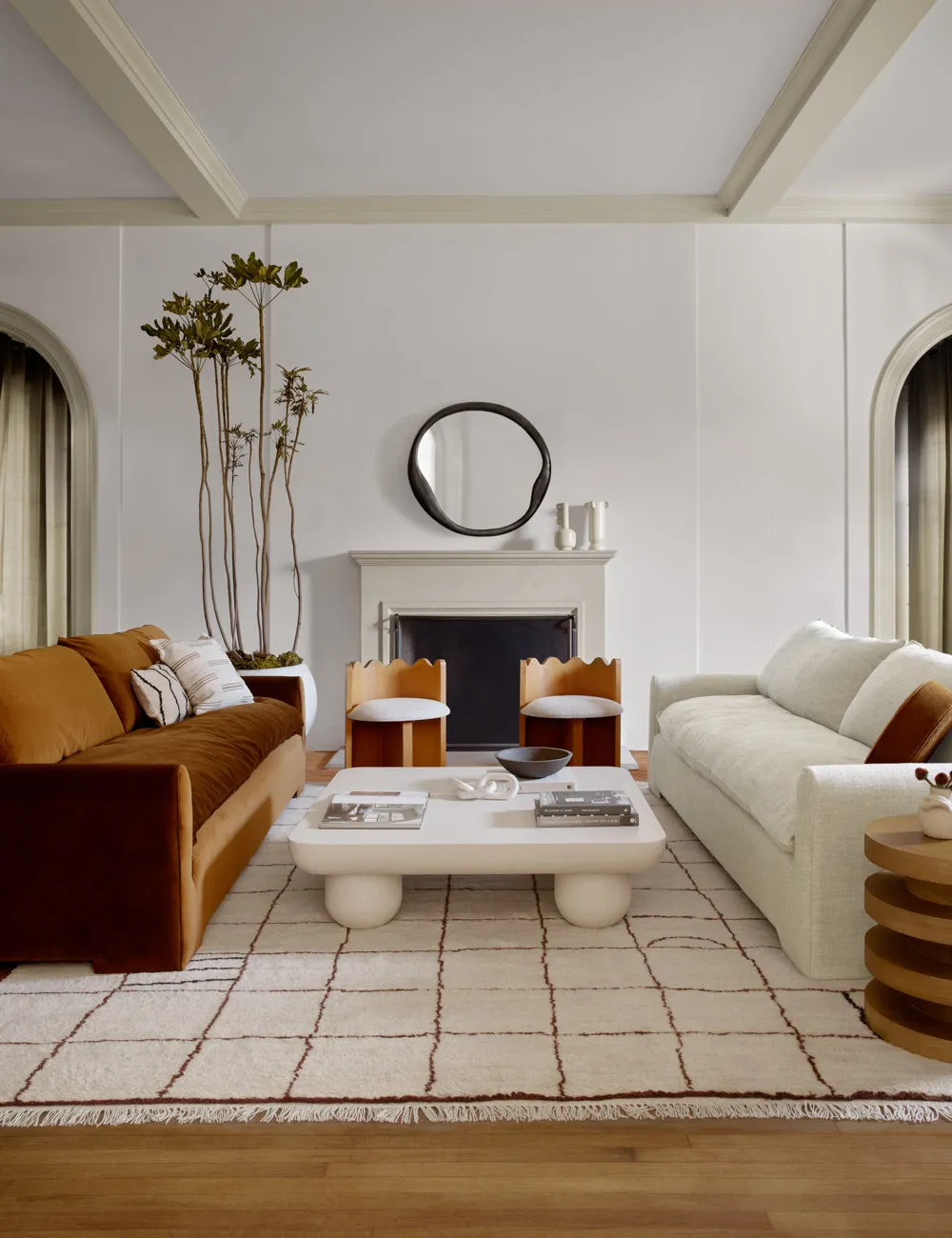 Clouded Square Coffee Table by Sarah Sherman Samuel