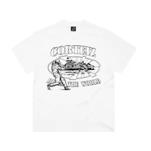 Corteiz Baseball Alcatraz Tee – White
