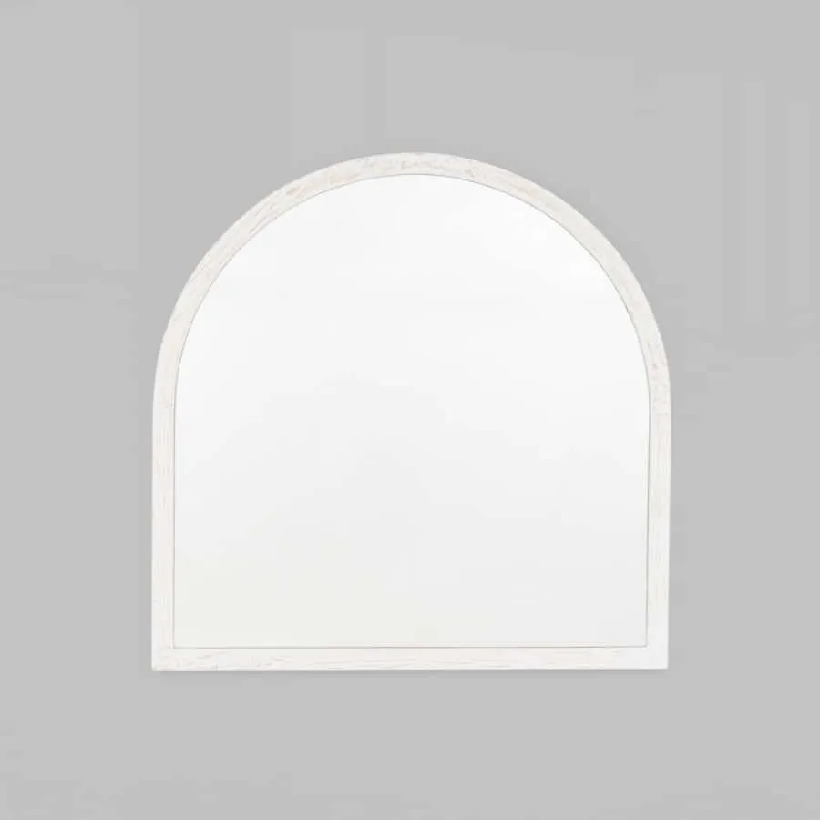 Cove Arch Mirror - White