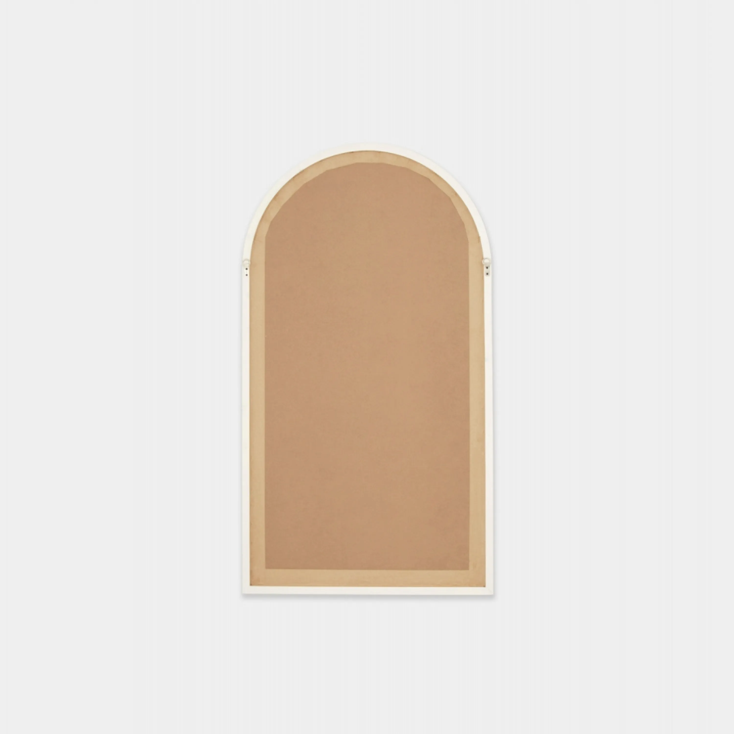 Cove Leaner Arch Mirror - White