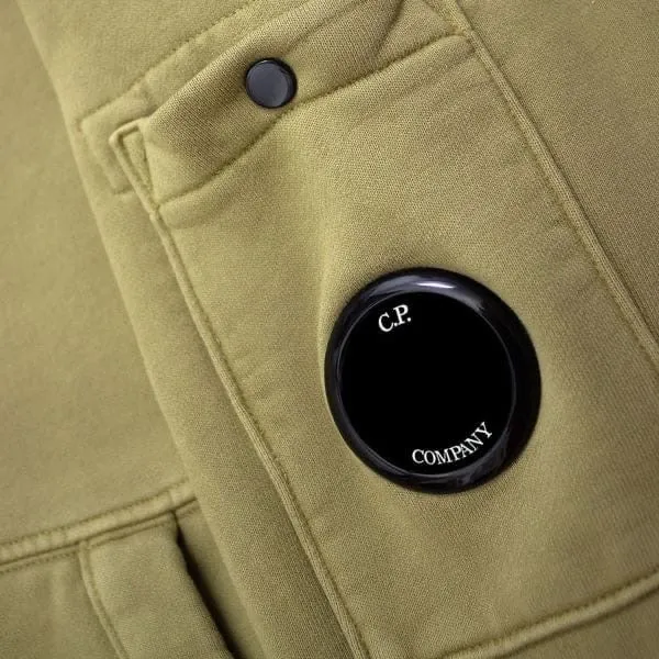 CP Company Garment Dyed Overhead Lens Hoodie