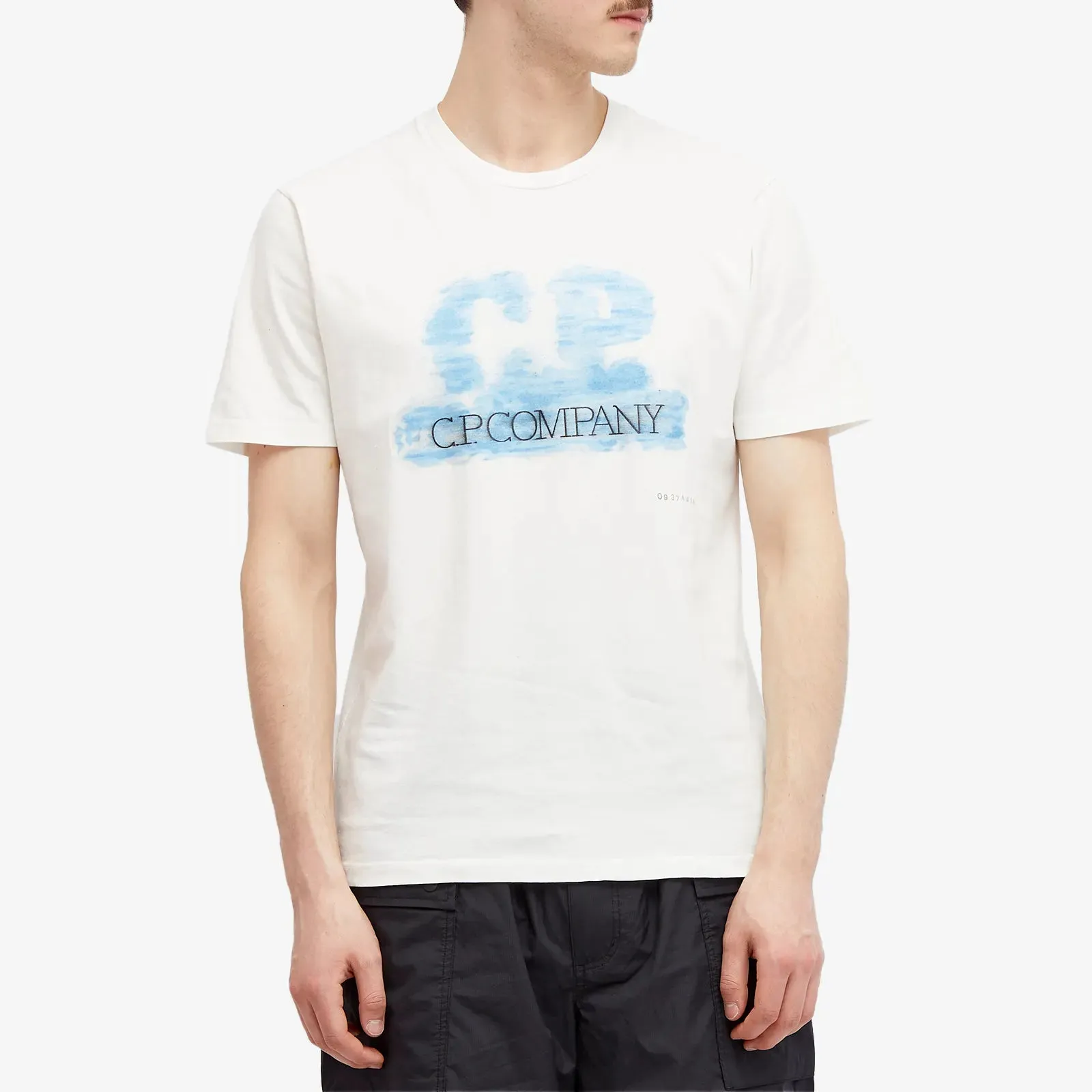 CP Company White Logo T-Shirt