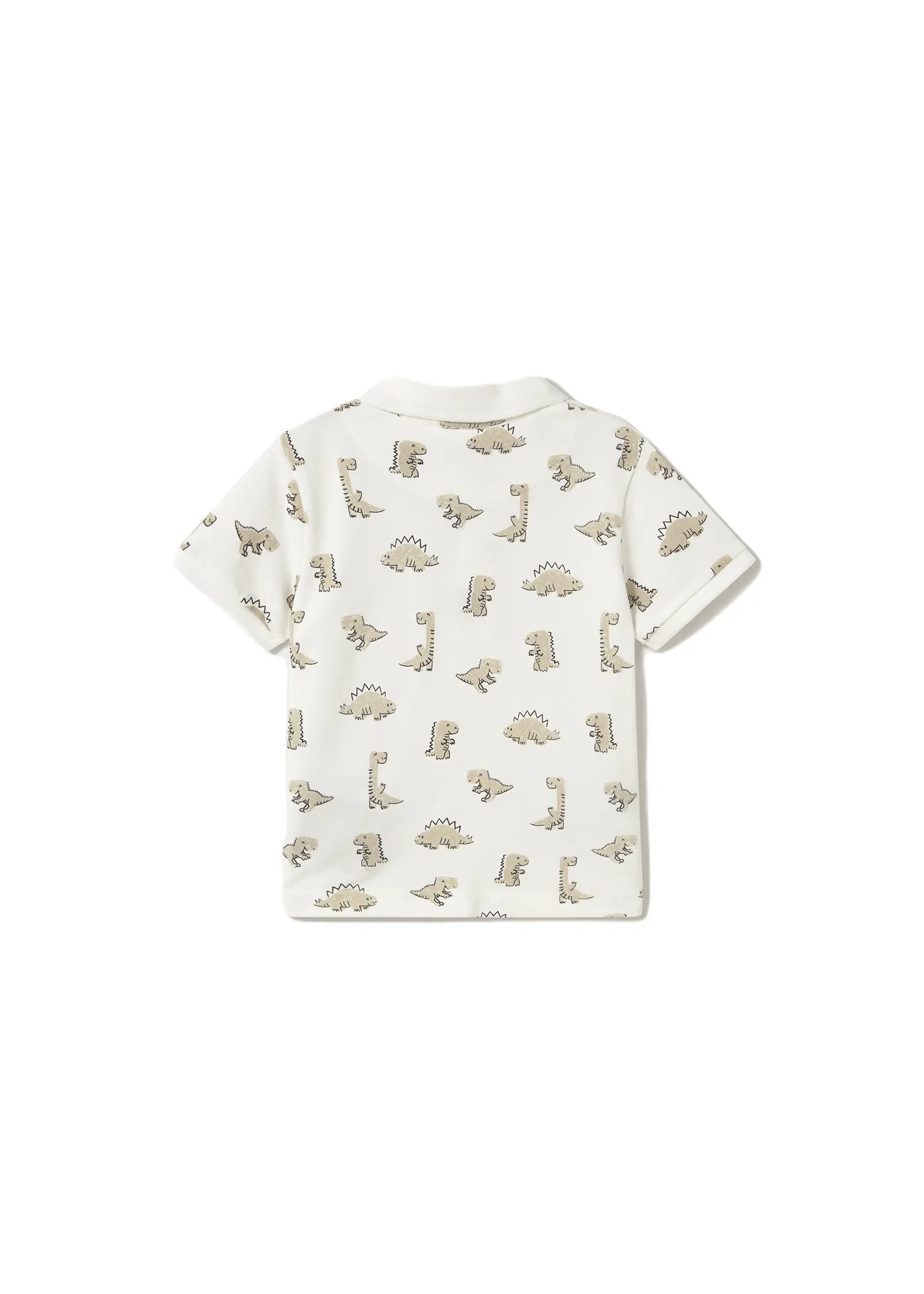 Cream Dinosaur Polo