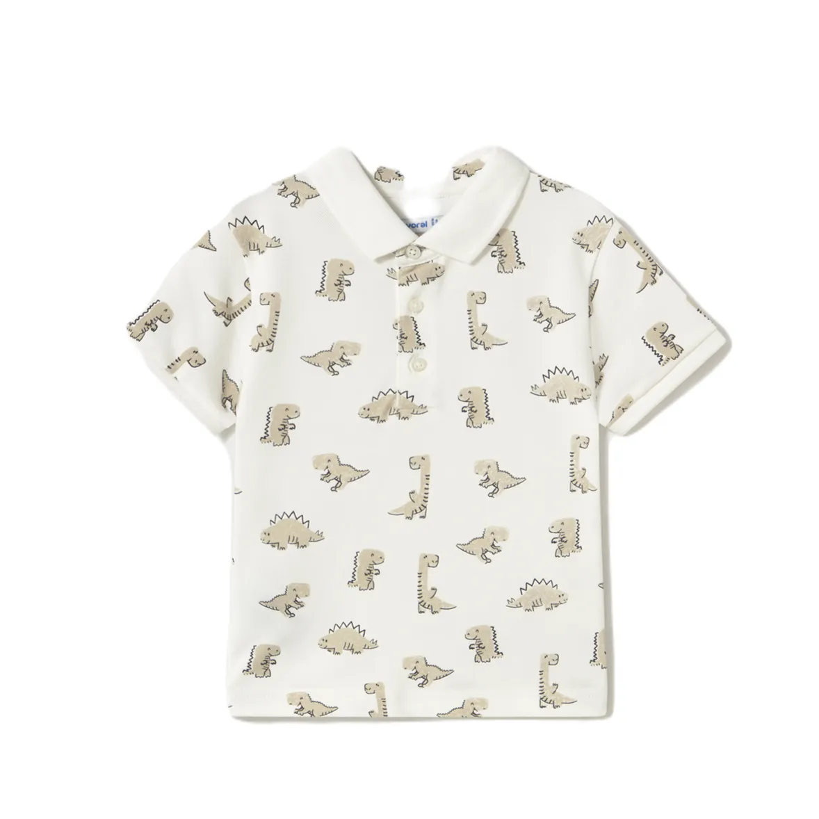 Cream Dinosaur Polo
