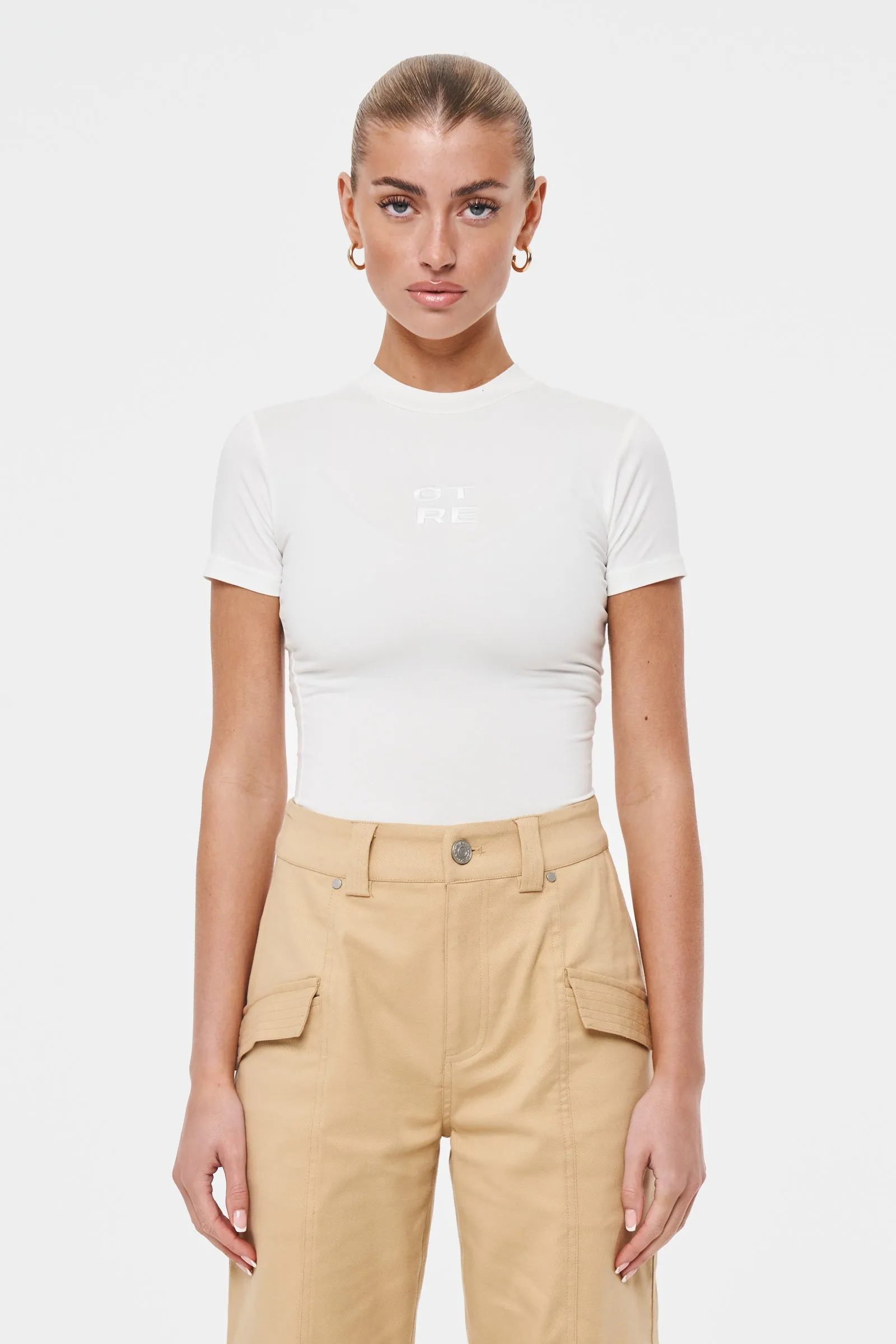 CTRE SOFT TOUCH T-SHIRT - OFF WHITE