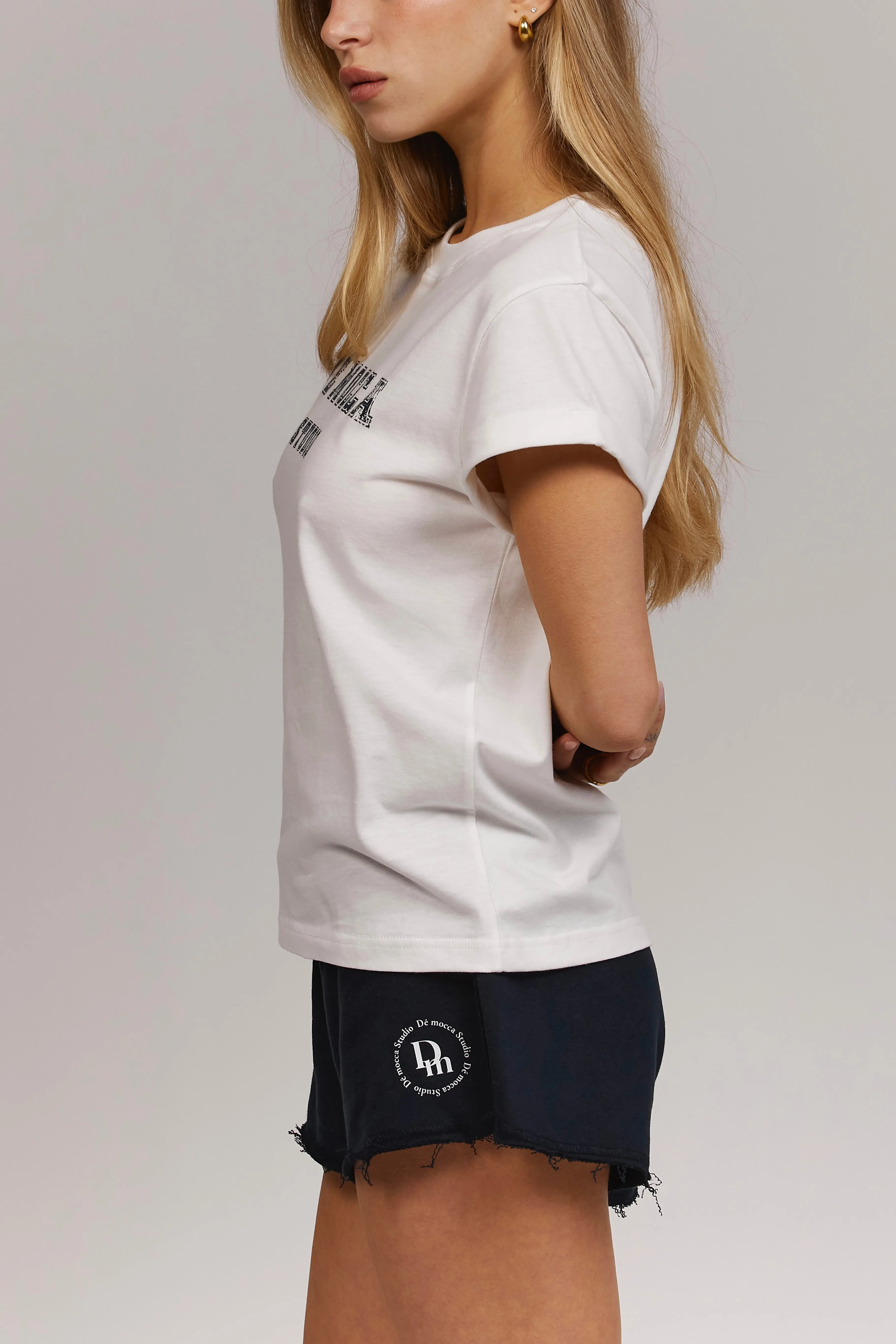 Dé campus tee - off white