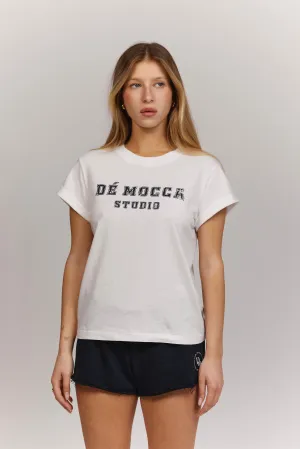 Dé campus tee - off white