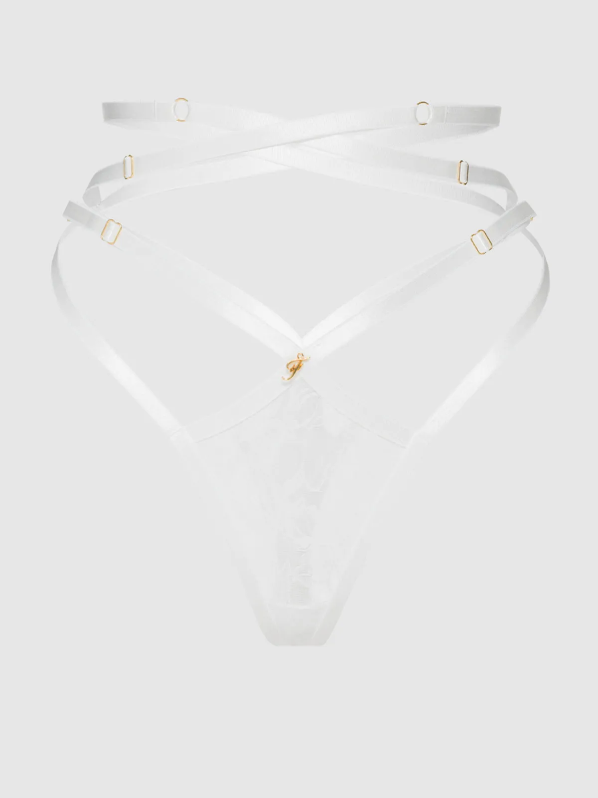 Dahlia Strappy Lace Thong