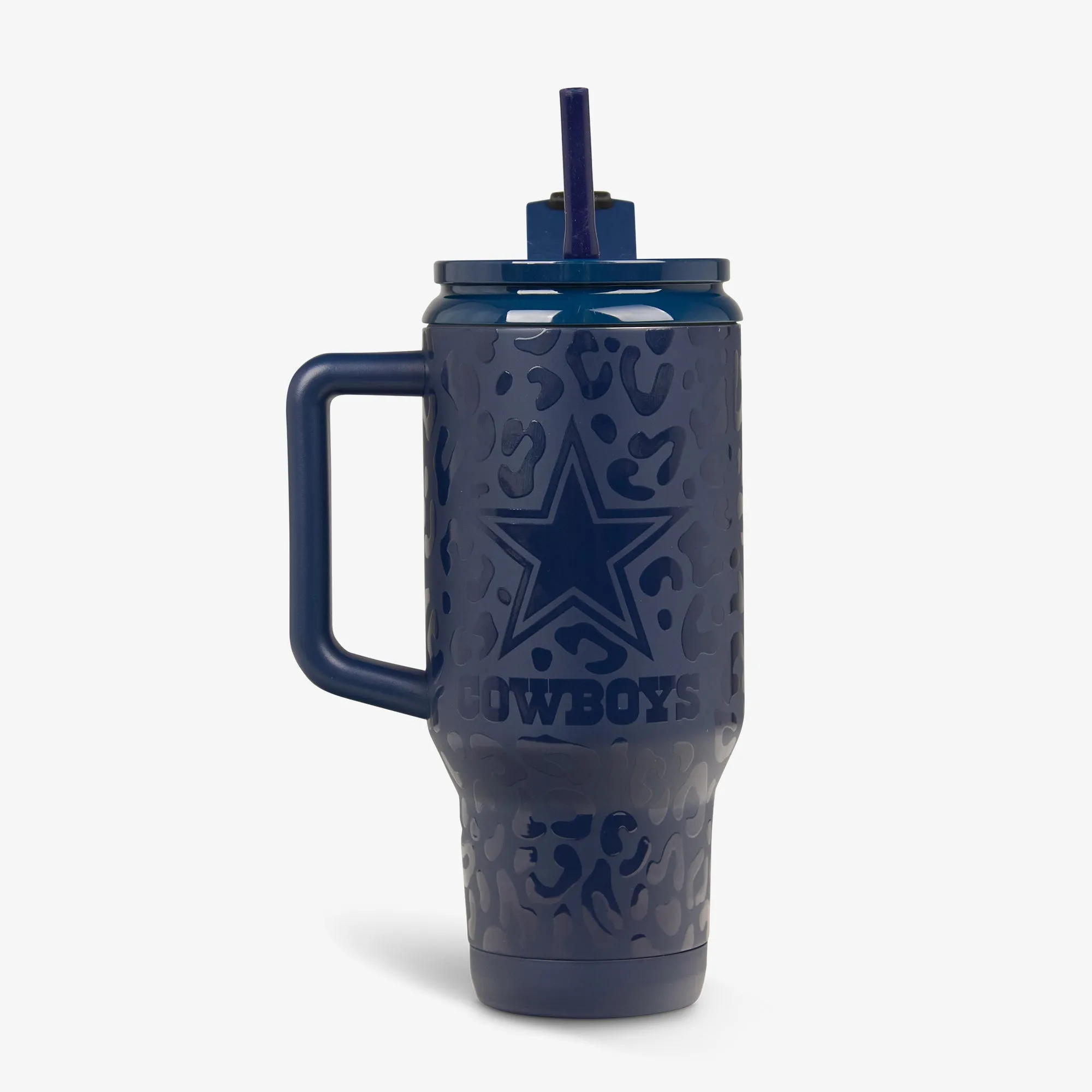 Dallas Cowboys 32 Oz Leopard Flip ‘n’ Sip Travel Mug