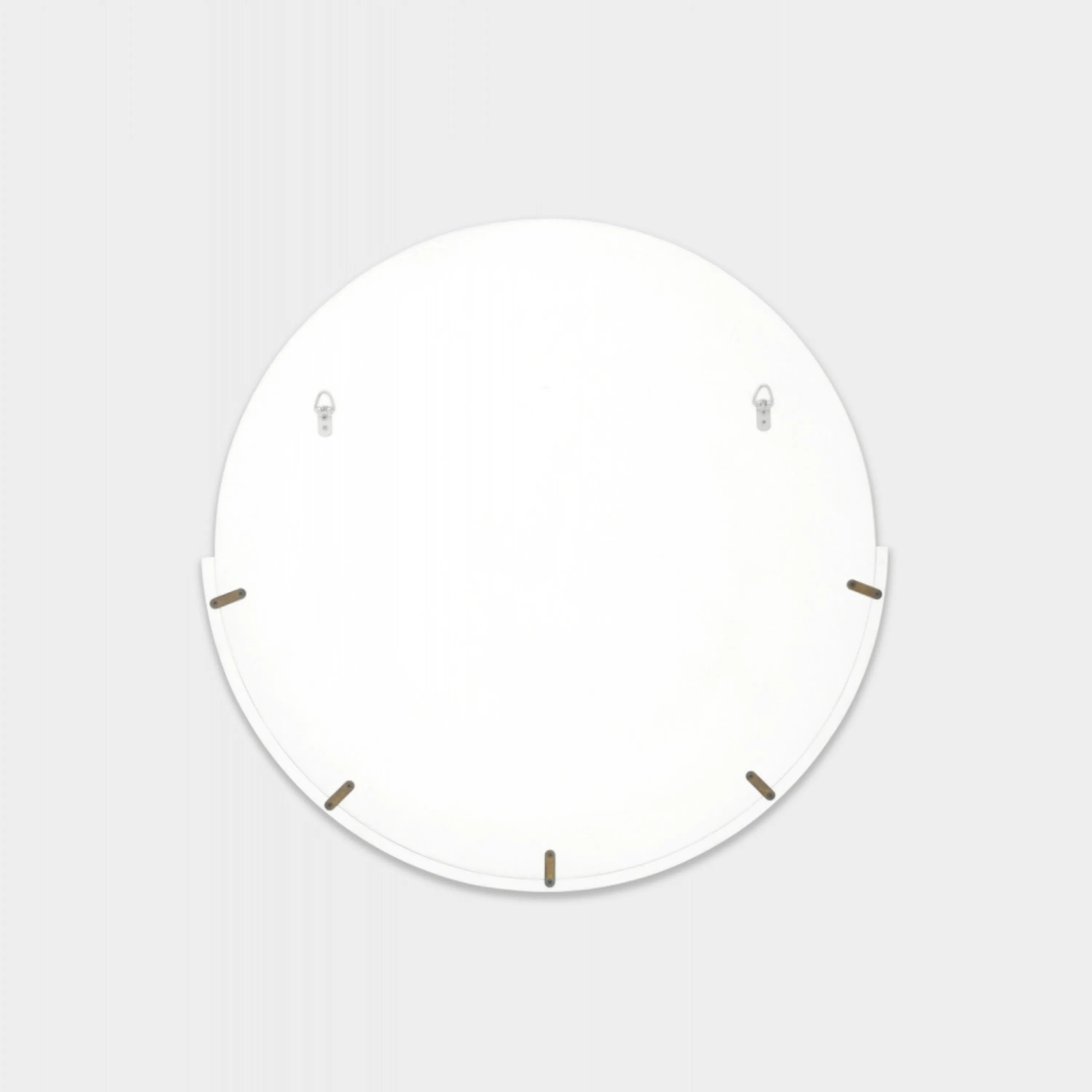 Dawn Round Mirror - Bright White Small
