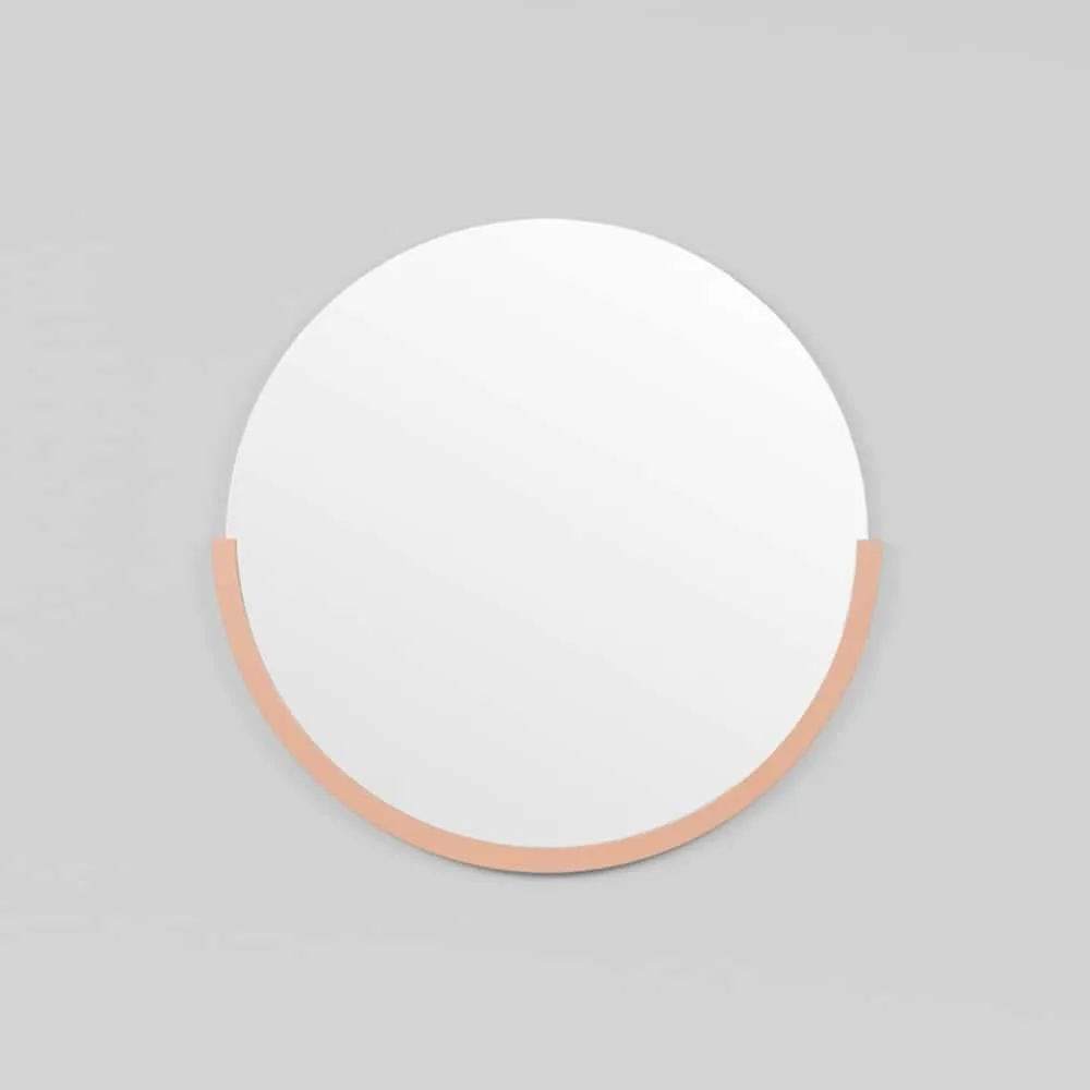 Dawn Round Mirror - Desert Large