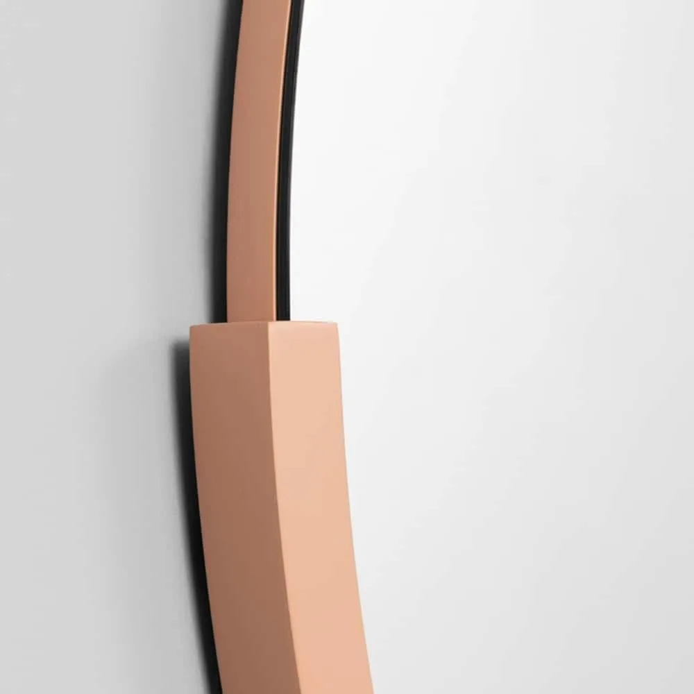 Dawn Round Mirror - Desert Large
