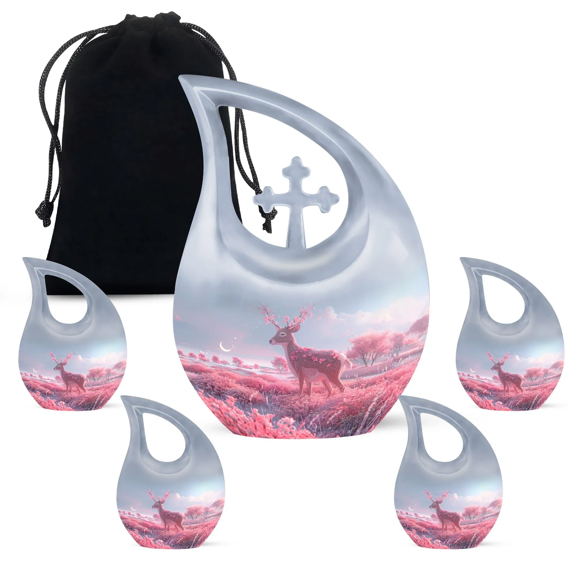 Deer Cremation Urn: Containers Urn For Cremated Ashes