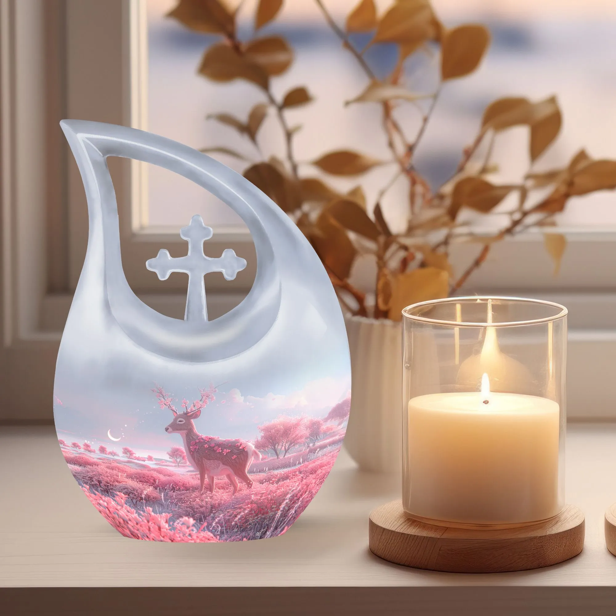 Deer Cremation Urn: Containers Urn For Cremated Ashes