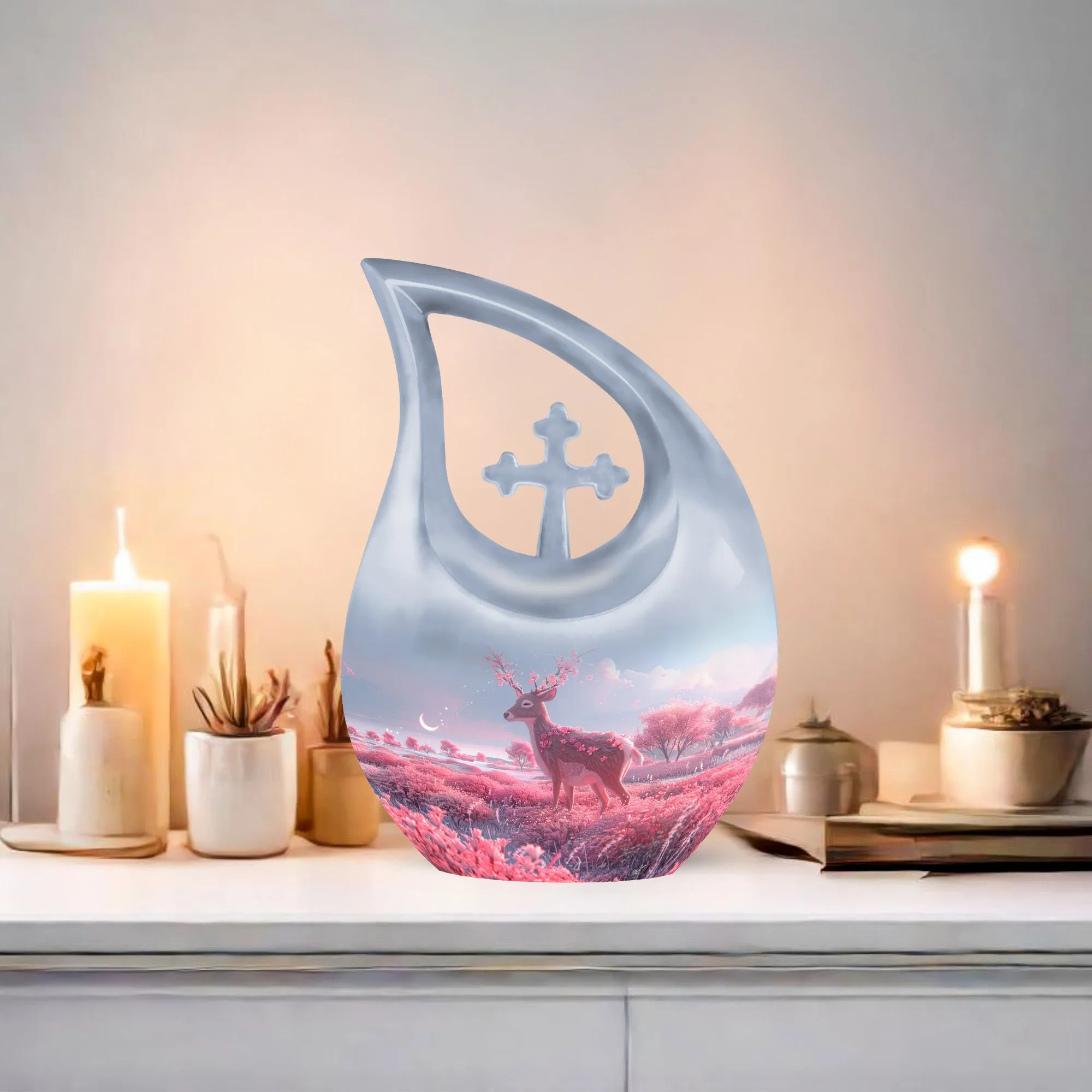 Deer Cremation Urn: Containers Urn For Cremated Ashes
