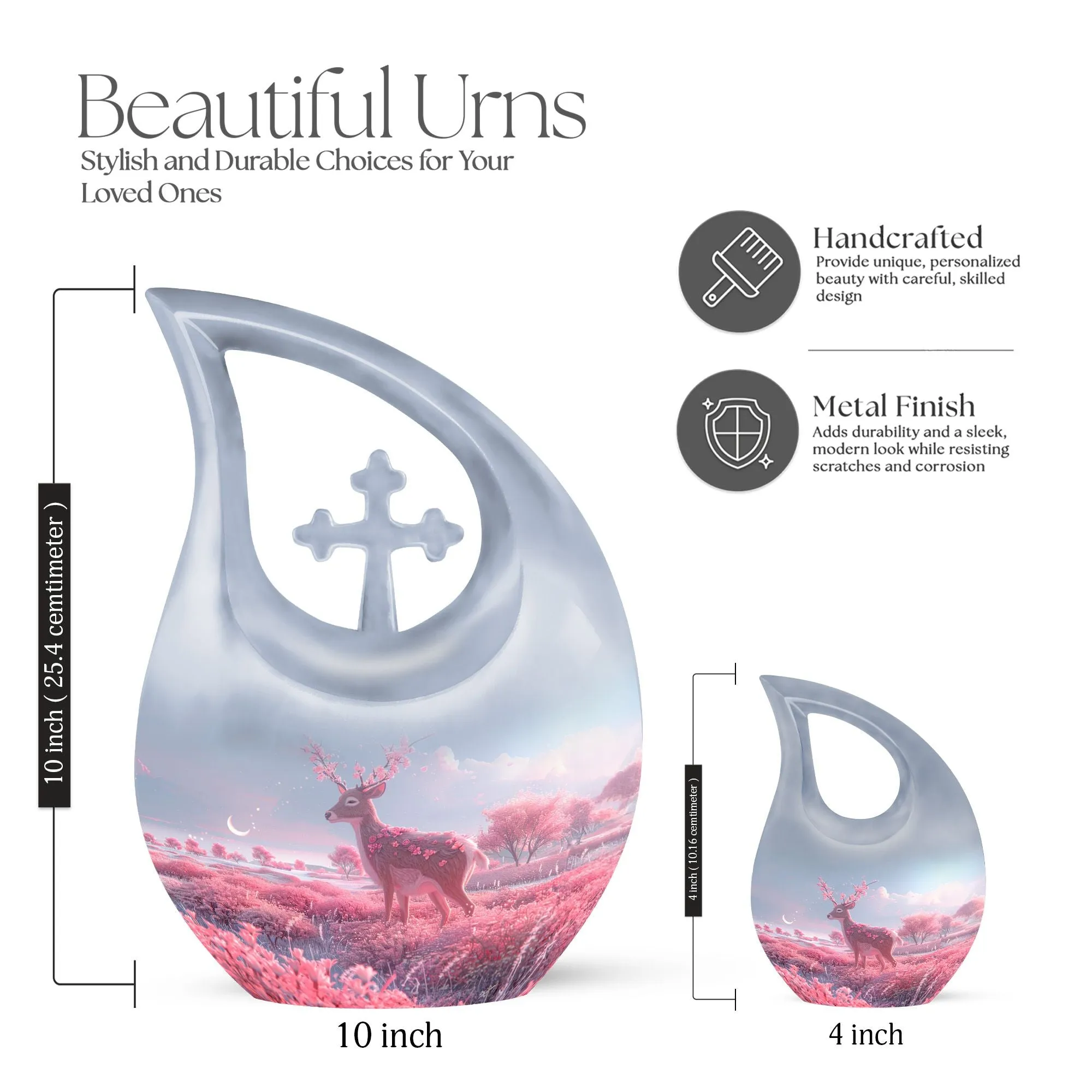 Deer Cremation Urn: Containers Urn For Cremated Ashes