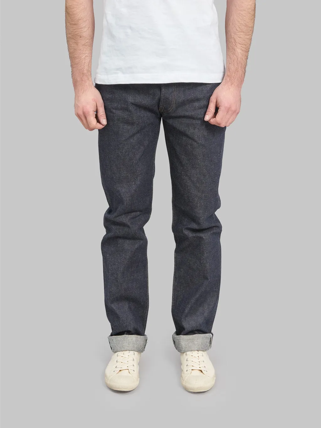 Denime By Warehouse & Co. Lot. 220A Offset XX Model 14.5oz Regular Straight Jeans