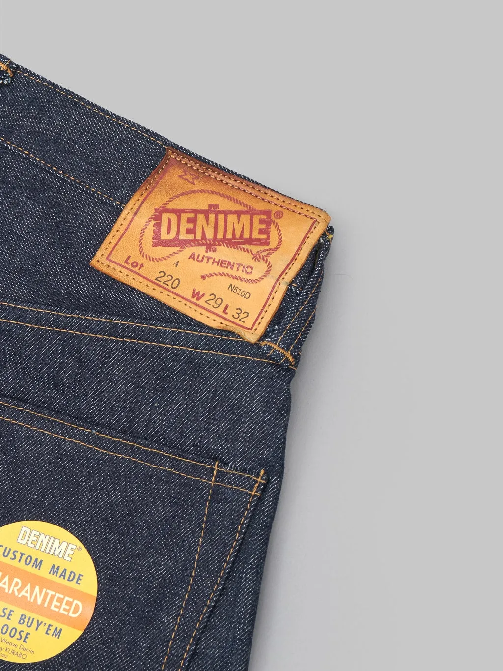 Denime By Warehouse & Co. Lot. 220A Offset XX Model 14.5oz Regular Straight Jeans