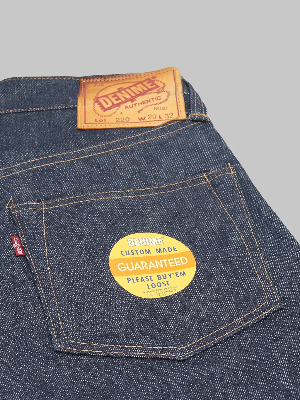 Denime By Warehouse & Co. Lot. 220A Offset XX Model 14.5oz Regular Straight Jeans