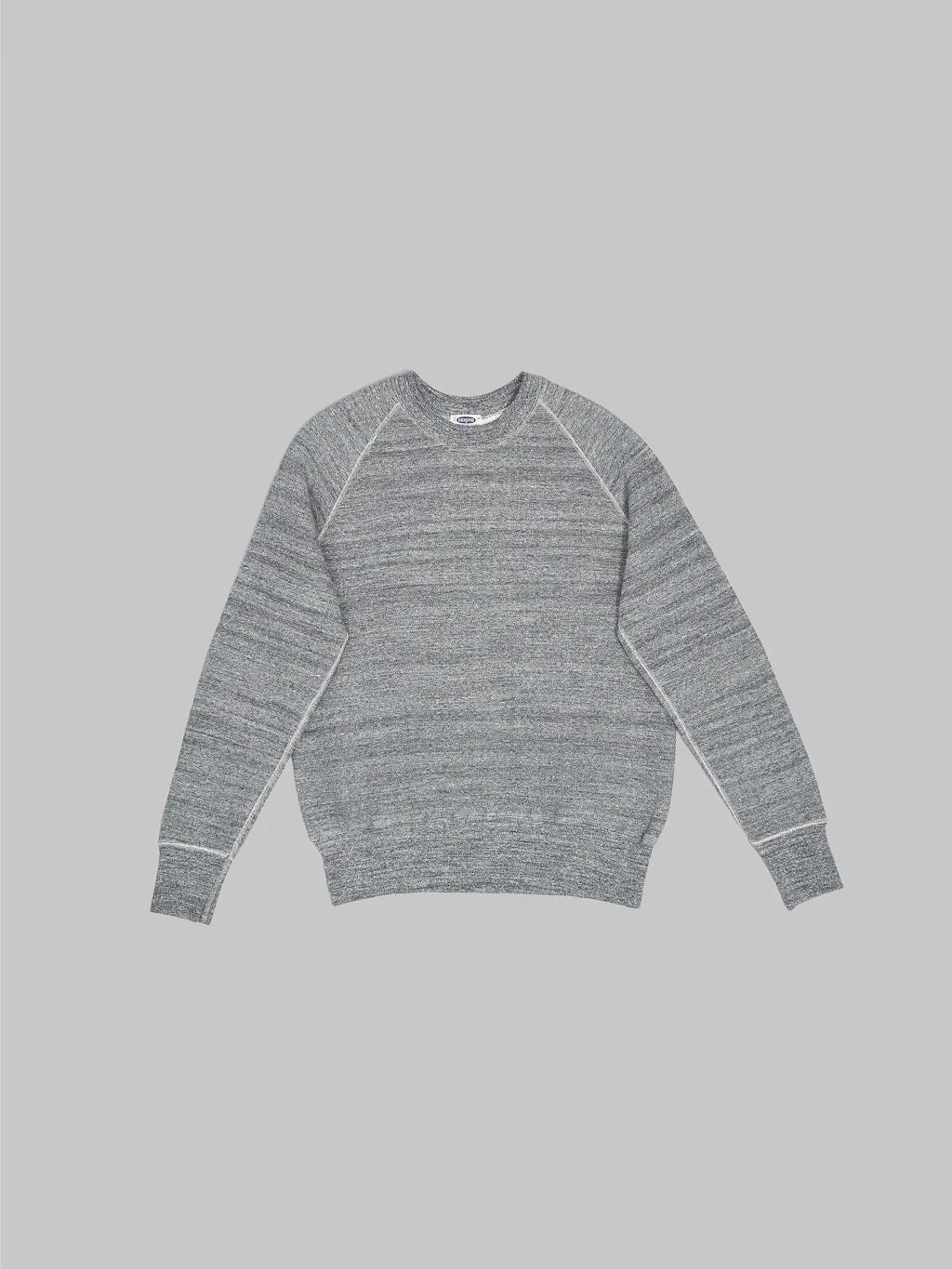 Denime By Warehouse & Co. Lot. 261 4-Needle Raglan Sweatshirt Dark Heather Grey