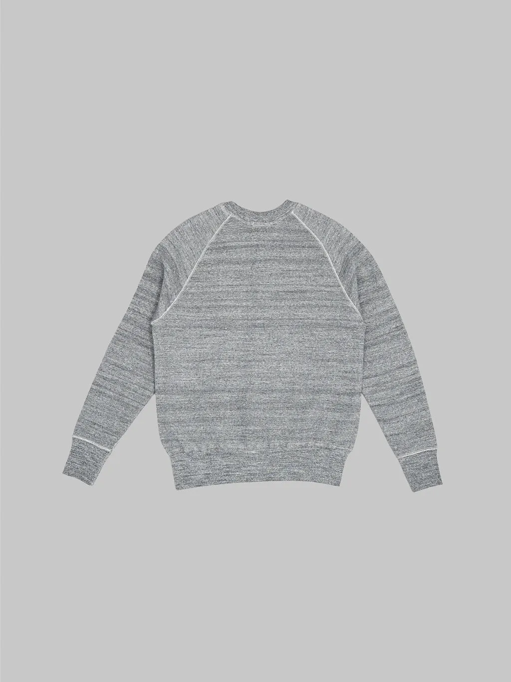 Denime By Warehouse & Co. Lot. 261 4-Needle Raglan Sweatshirt Dark Heather Grey