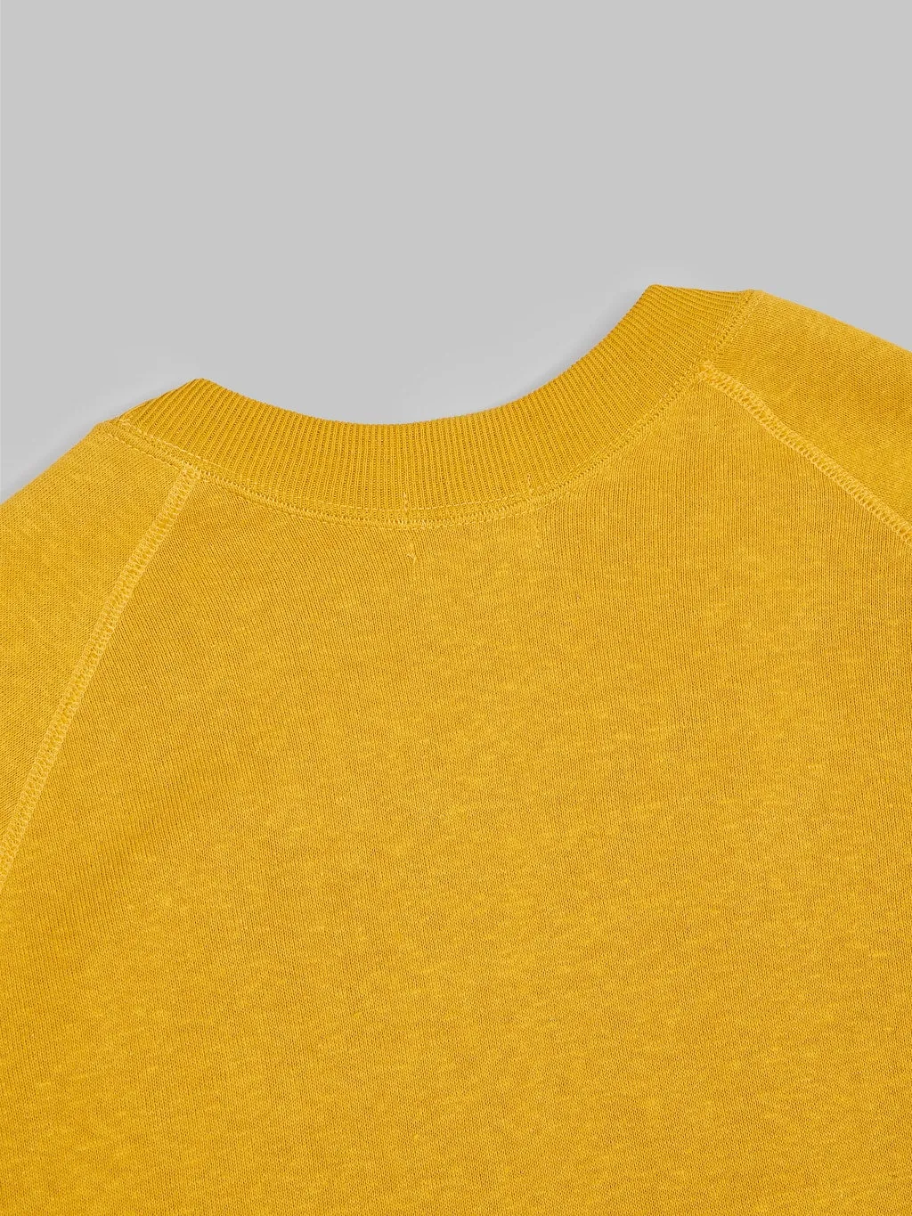Denime By Warehouse & Co. Lot. 261 4-Needle Raglan Sweatshirt Yellow