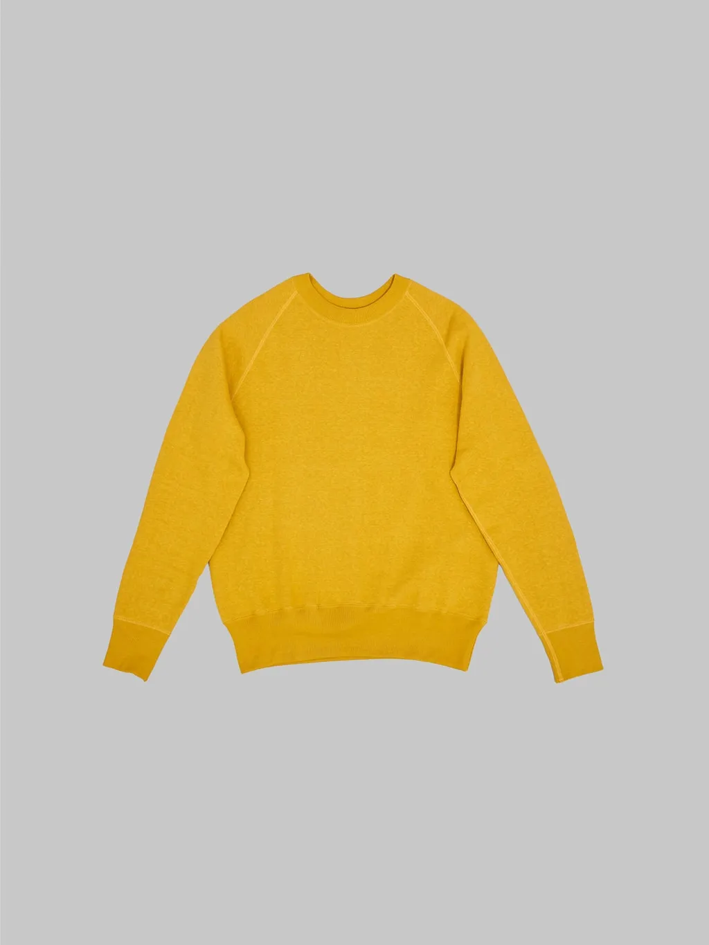 Denime By Warehouse & Co. Lot. 261 4-Needle Raglan Sweatshirt Yellow