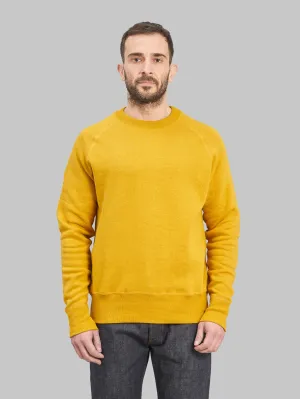 Denime By Warehouse & Co. Lot. 261 4-Needle Raglan Sweatshirt Yellow