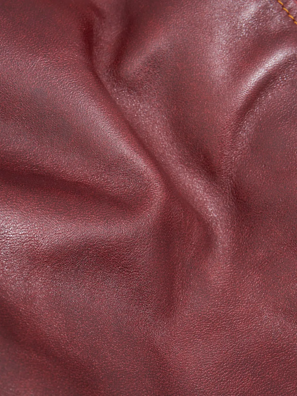 Double Helix Deviant Double Rider's Horsehide Jacket Burgundy