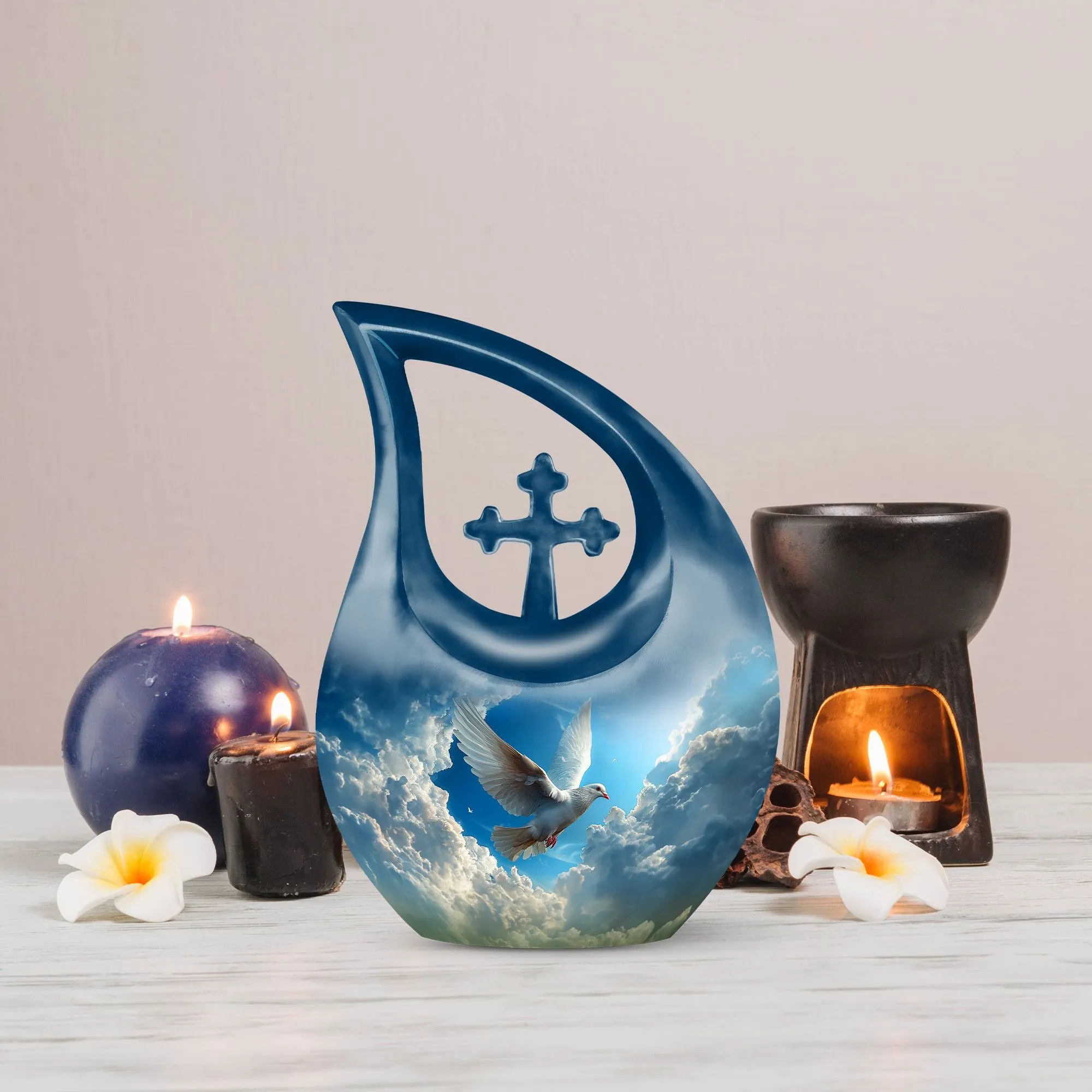 Dove Tribute - Petite Commemoration Urn for Lasting Memories
