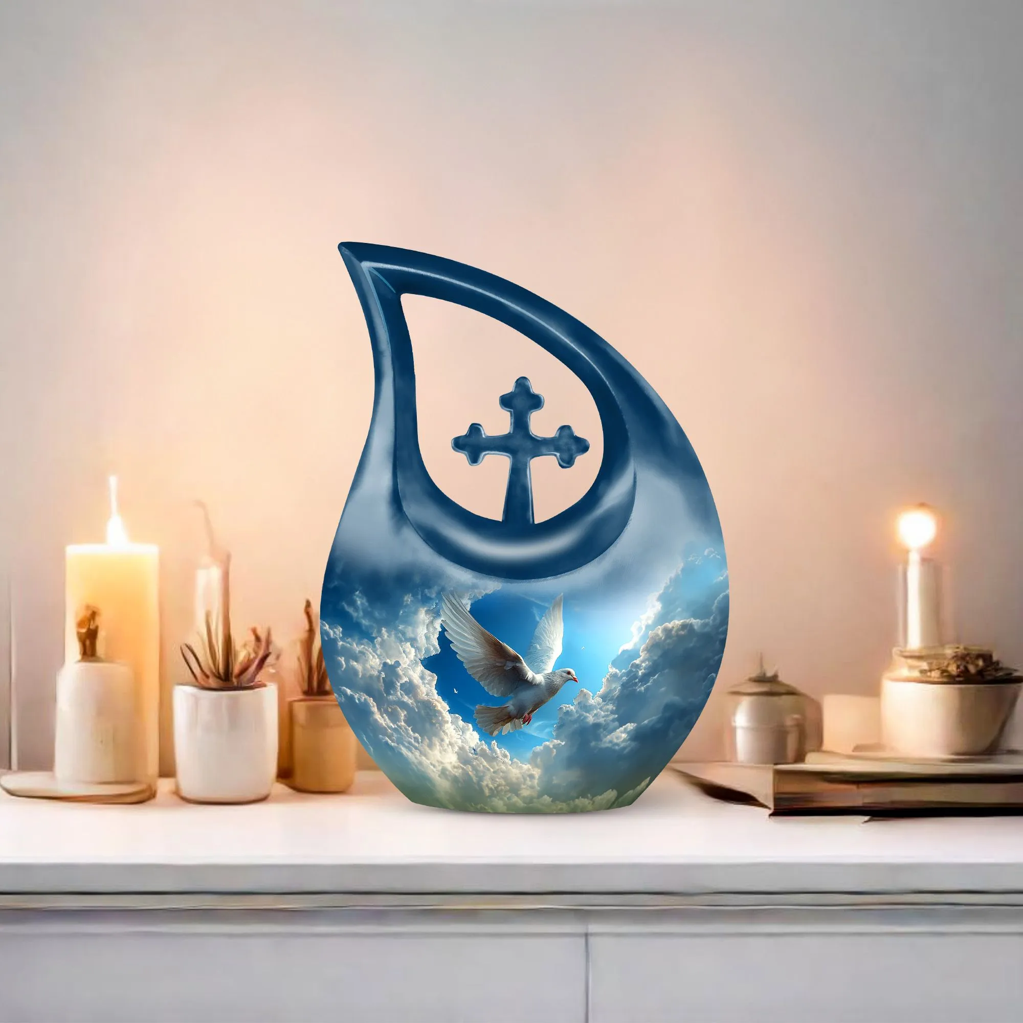 Dove Tribute - Petite Commemoration Urn for Lasting Memories