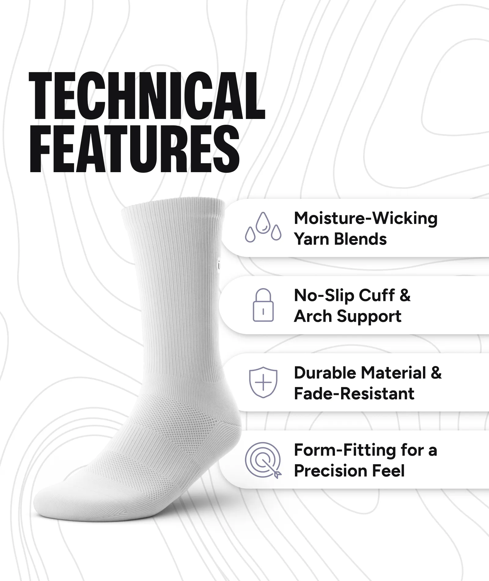Electric Palm Crew Socks
