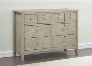 Farmhouse 6 Drawer Dresser with Interlocking Drawers