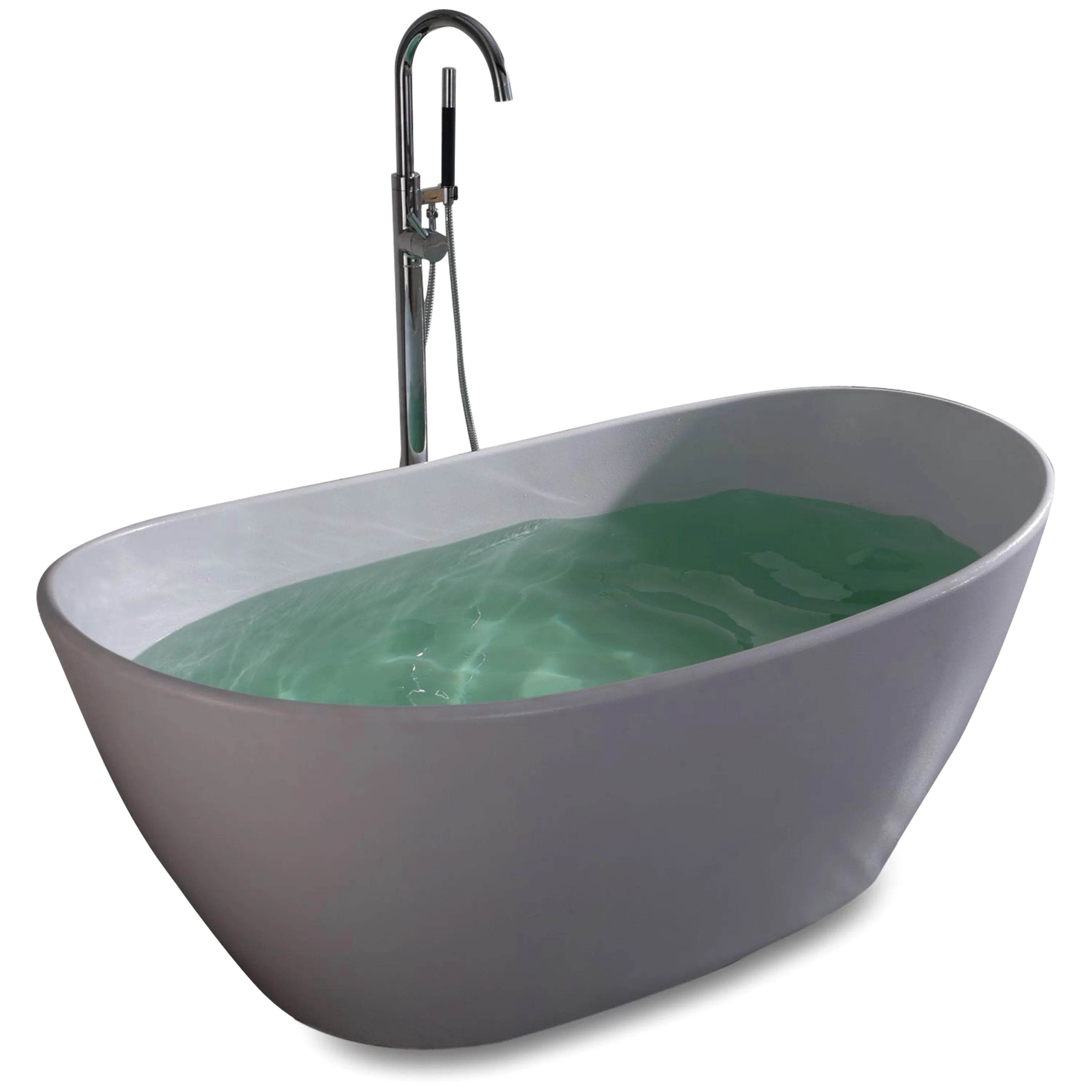 Farrah Soaker Bath - Glossy White