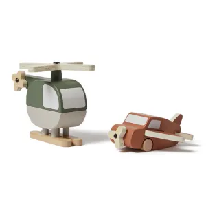 Flexa Wooden Helicopter And Plane