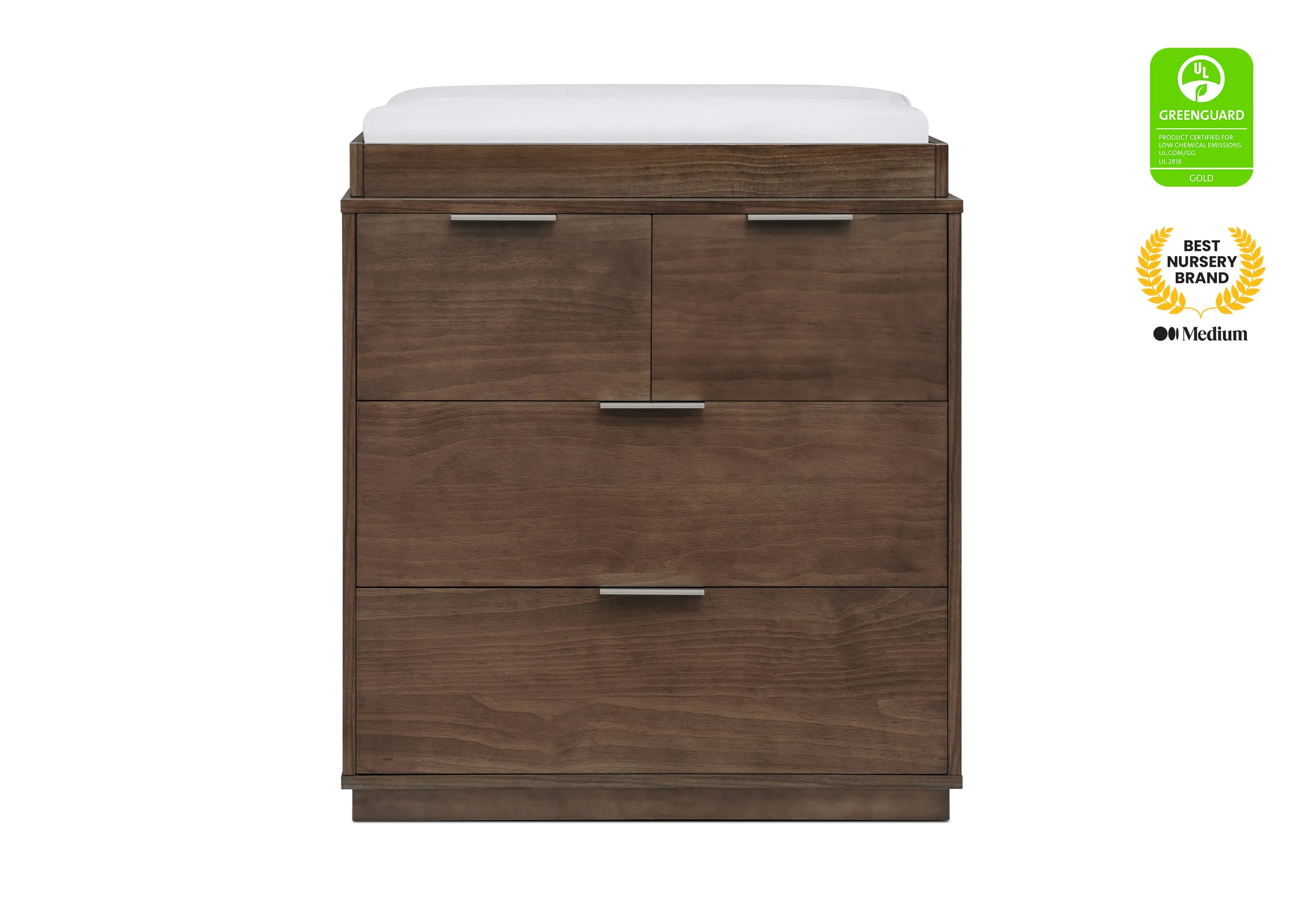 Forever 4 Drawer Dresser with Changing Top and Interlocking Drawers
