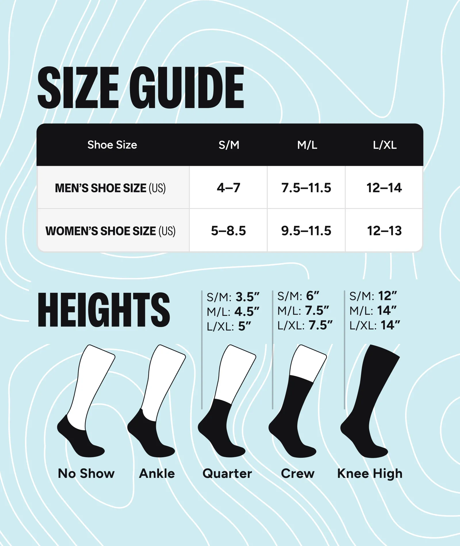 Free Ride Knee High Compression Socks