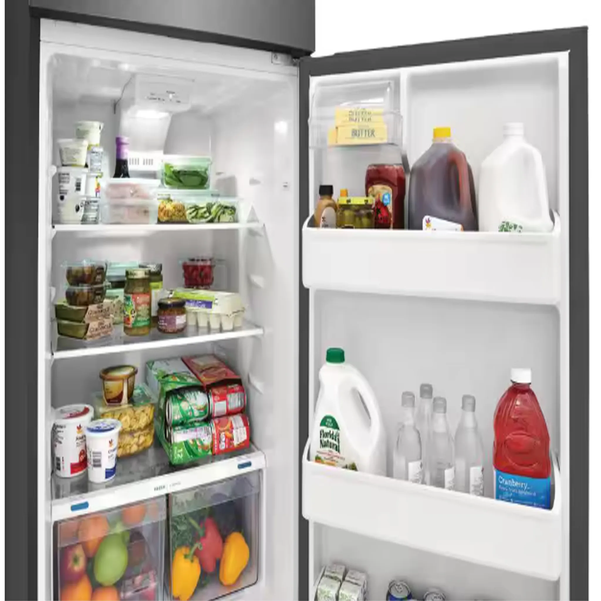 Frigidaire 17.6 Cu. Ft. Top Freezer Refrigerator - Stainless Steel