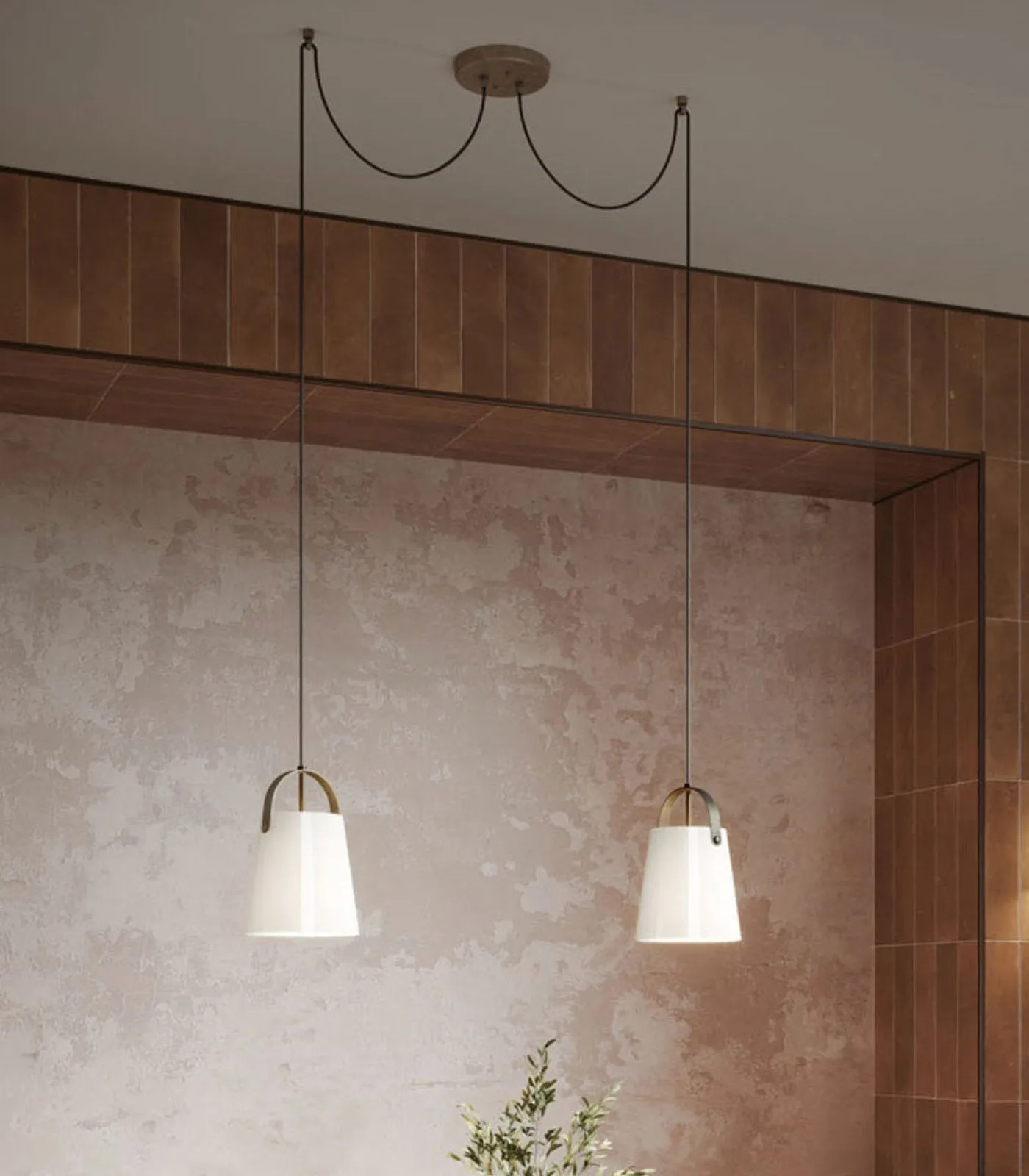 Frosted Glass Shade Pendant