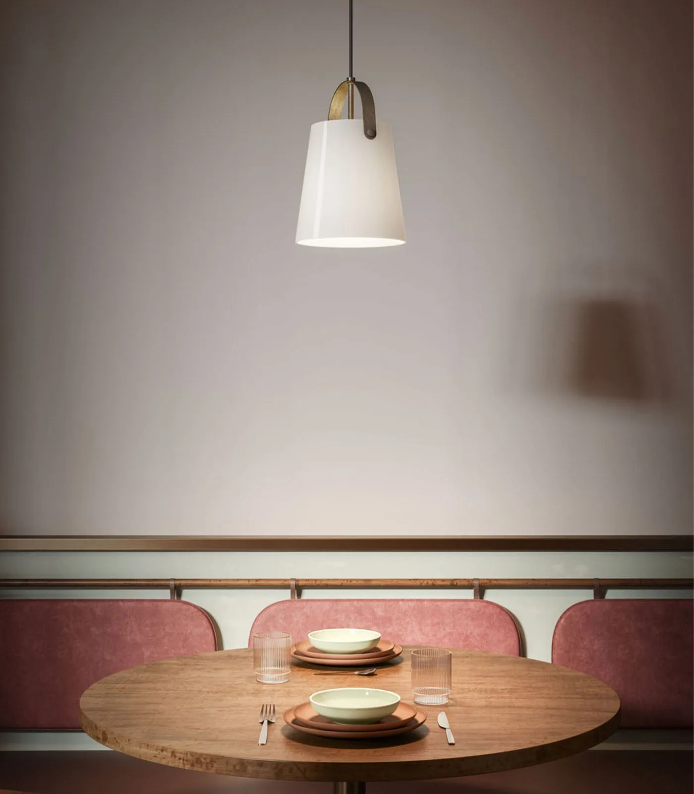 Frosted Glass Shade Pendant