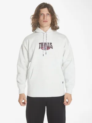 Full Ride Slouch Pull On Hood - White Marle