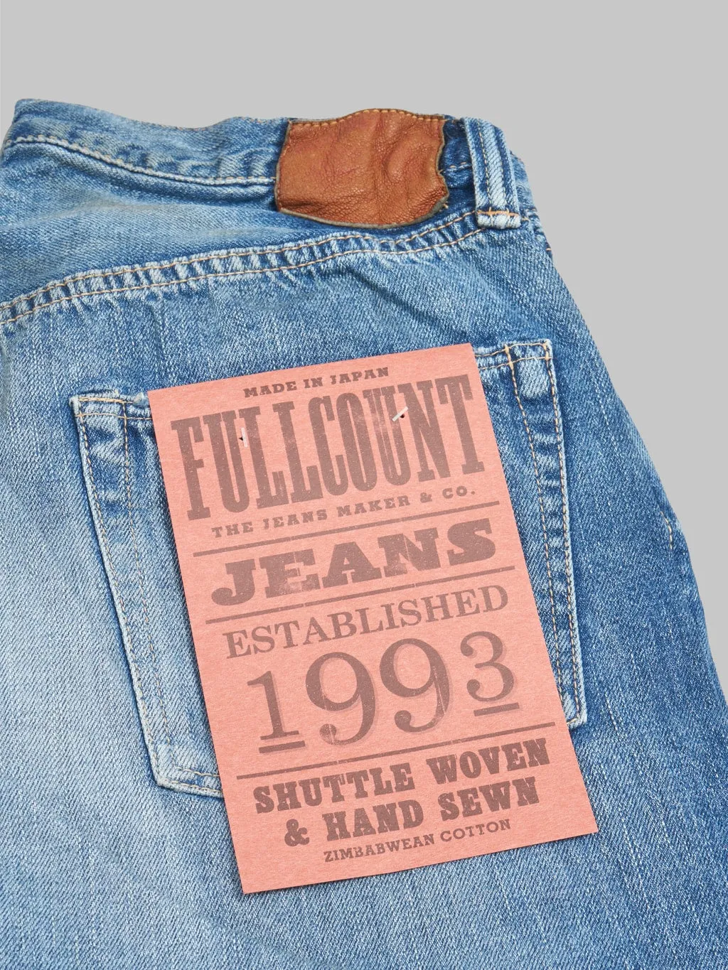 Fullcount 0105SS 11.5oz Dartford Wide Straight Jeans (Super Smooth)