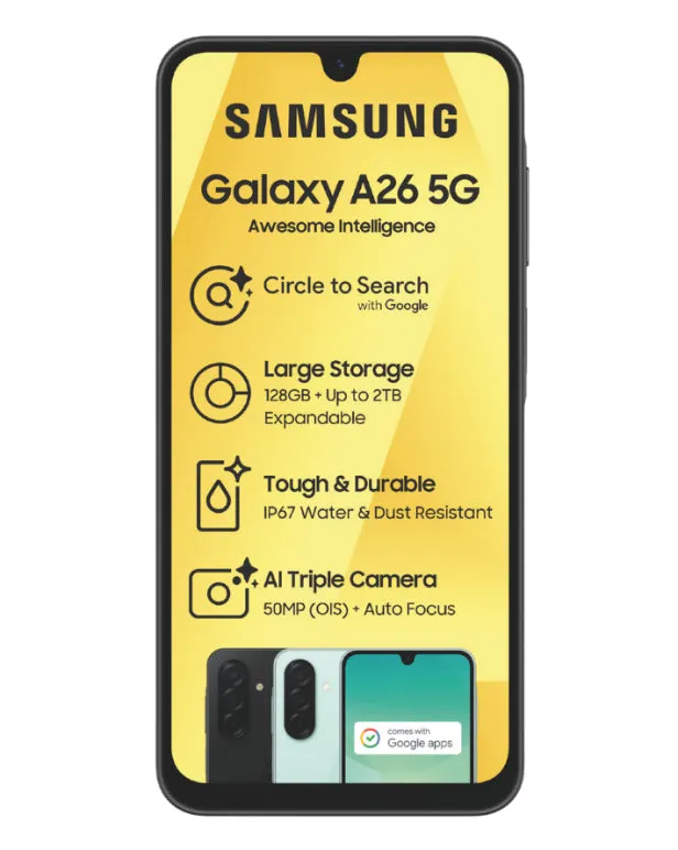 Galaxy A26 5GB Dual Sim Green Cellphone
